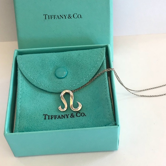 Tiffany Leo Zodiac Necklace 